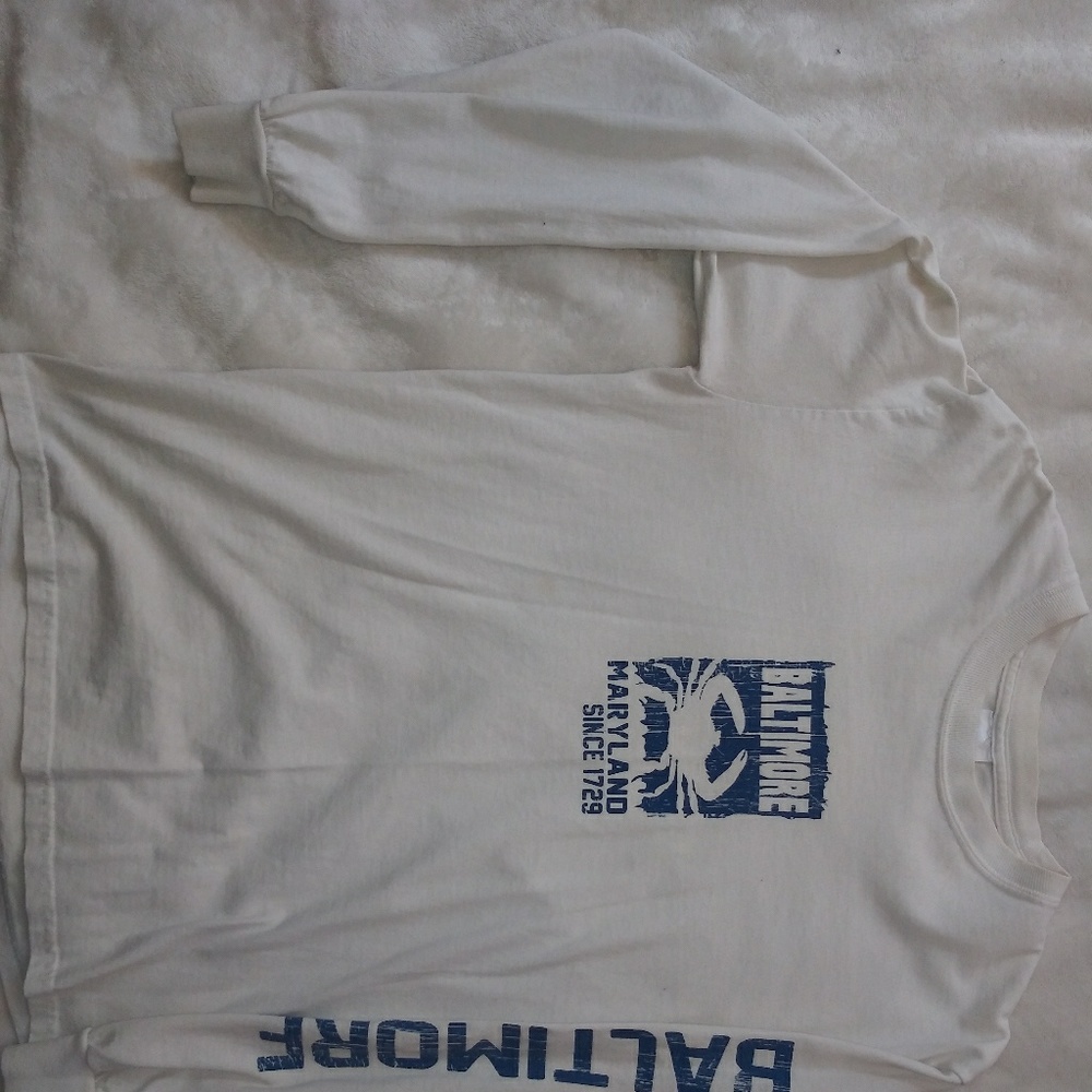 White Long Sleeve - Baltimore Maryland Since 1729